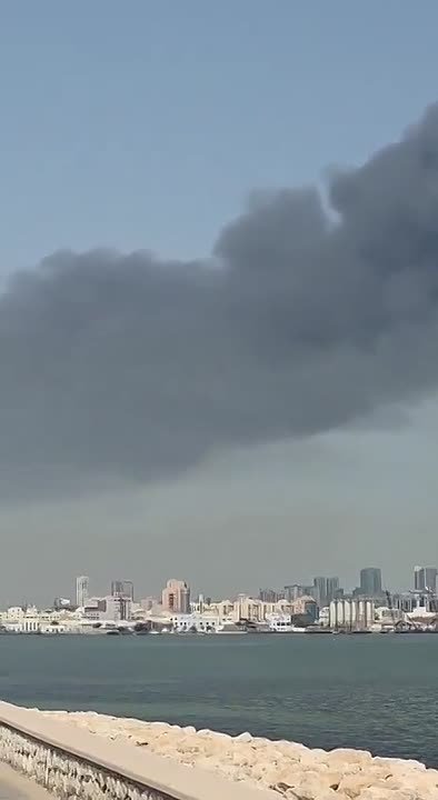 Юрий Баранчик: В Бахрейне продолжается хороший пожар из-за прилета иранской гиперзвуковой ракеты