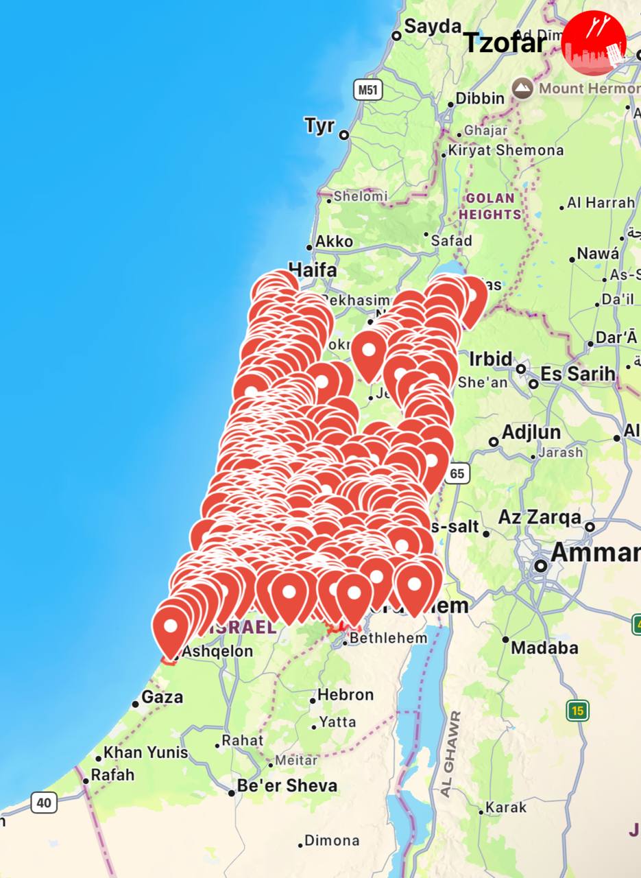 Предупреждения об угрозе в Израиле увеличились