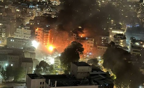 Вид удара по центру Тель-Авива с другого ракурса