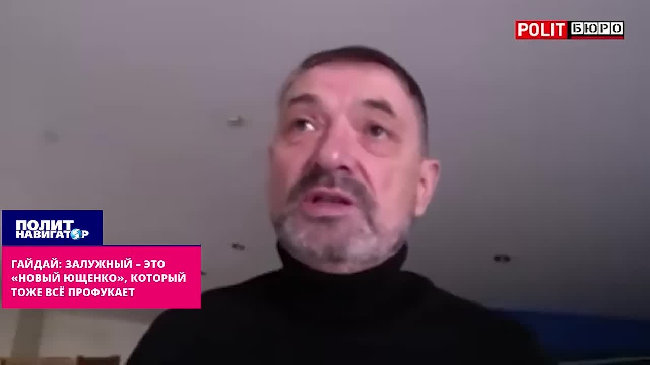 Укро-политолог: Залужный – это «новый Ющенко», который тоже всё профукает