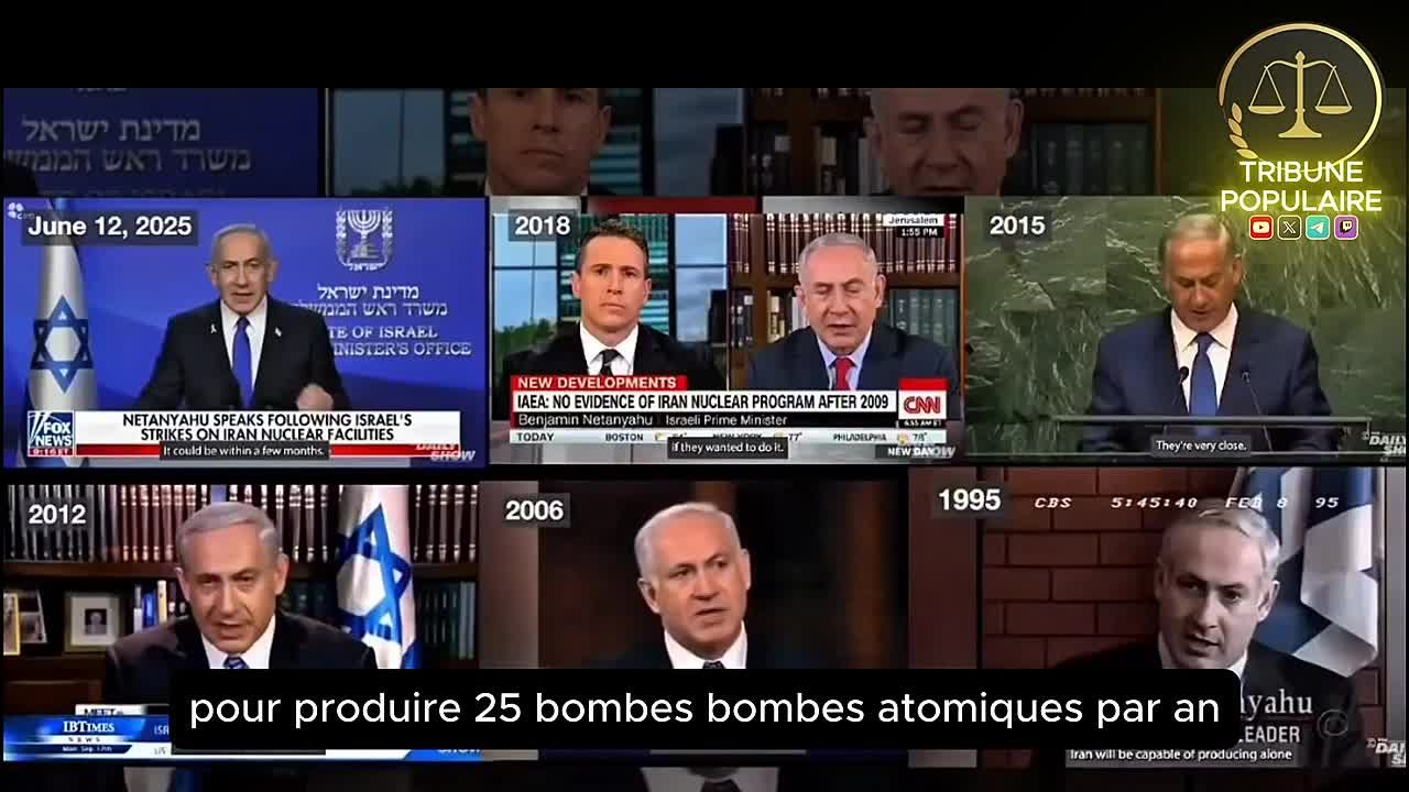 Бенджамин Нетаньяху. 1995 год: "Иран находится всего в нескольких неделях от создания ядерной бомбы"