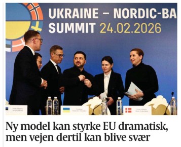 Владимир Корнилов: На какую хитрость только ни пойдет Европа, чтобы опять обмануть Украину насчет «евроинтеграции»! Сегодня на страницах датской газеты Politiken приводится мнение Эрика Джонса, профессора по вопросам ЕС в...