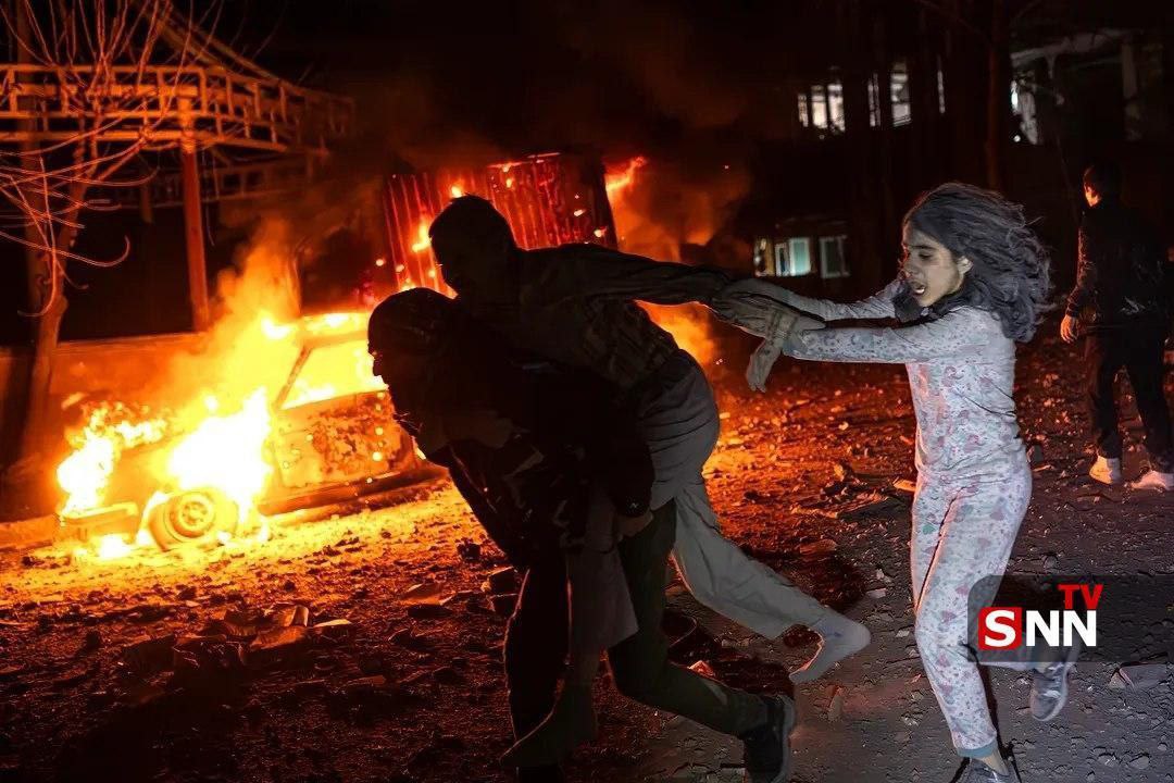 Еще кадры последствий ударов по гражданскому населению Тегерана