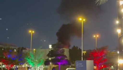 Попадание "Шахеда" по консульству США в Дубае