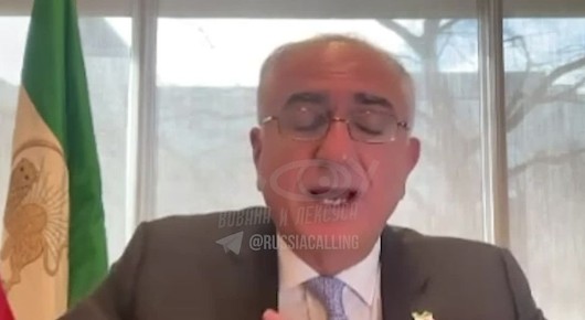 Кандидат в марионеточные президенты Ирана рассказывает Адольфу Г. о том, как Иран будет повержен "крестовым походом" и как он сразу после воцарения на штыках начнет раздавать иранские активы Западу