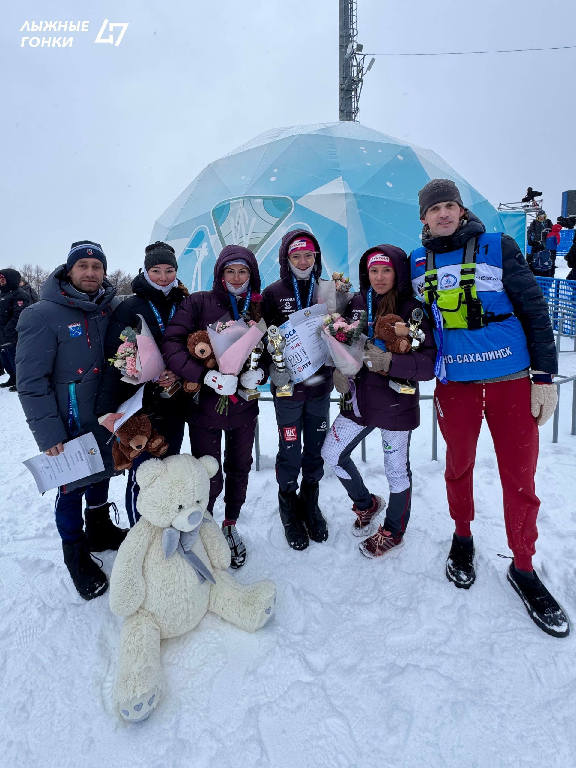 Ленинградские лыжницы взяли серебро на чемпионате России