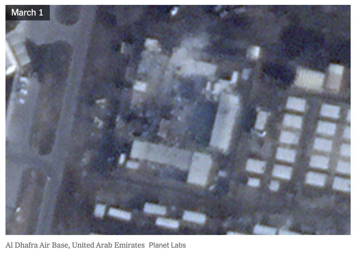 Юлия Витязева: Иран поразил как минимум семь американских объектов спутниковой связи на территории пяти стран Ближнего Востока, пишет NYT