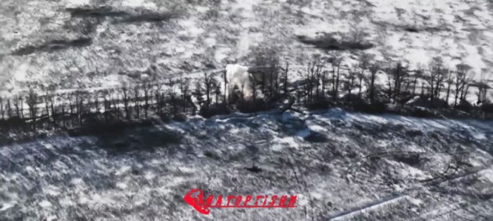 В ходе воздушной разведки в приграничной лесопосадке был вскрыт опорный пункт с живой силой ВСУ