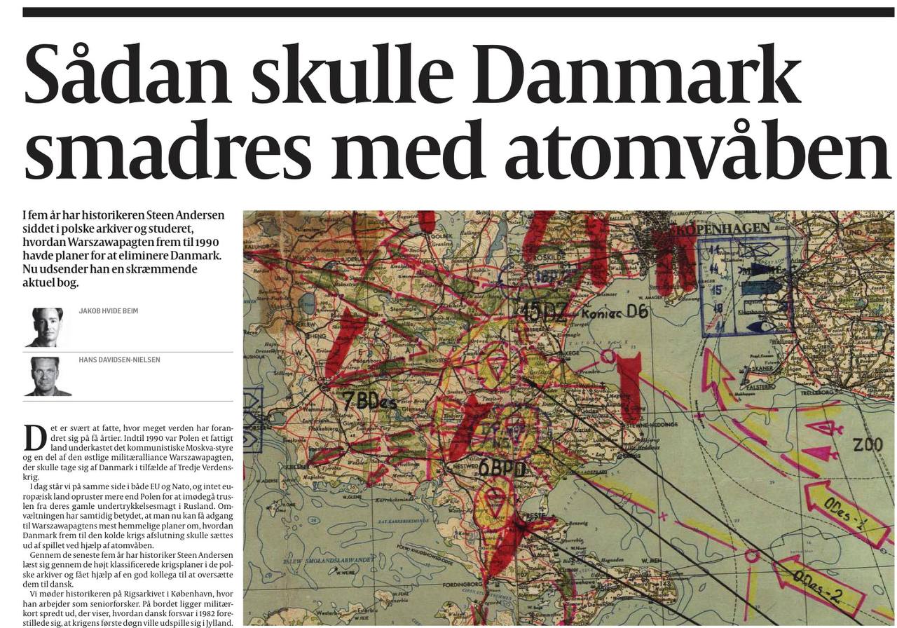 «Как Данию уничтожат с помощью атомной бомбы»