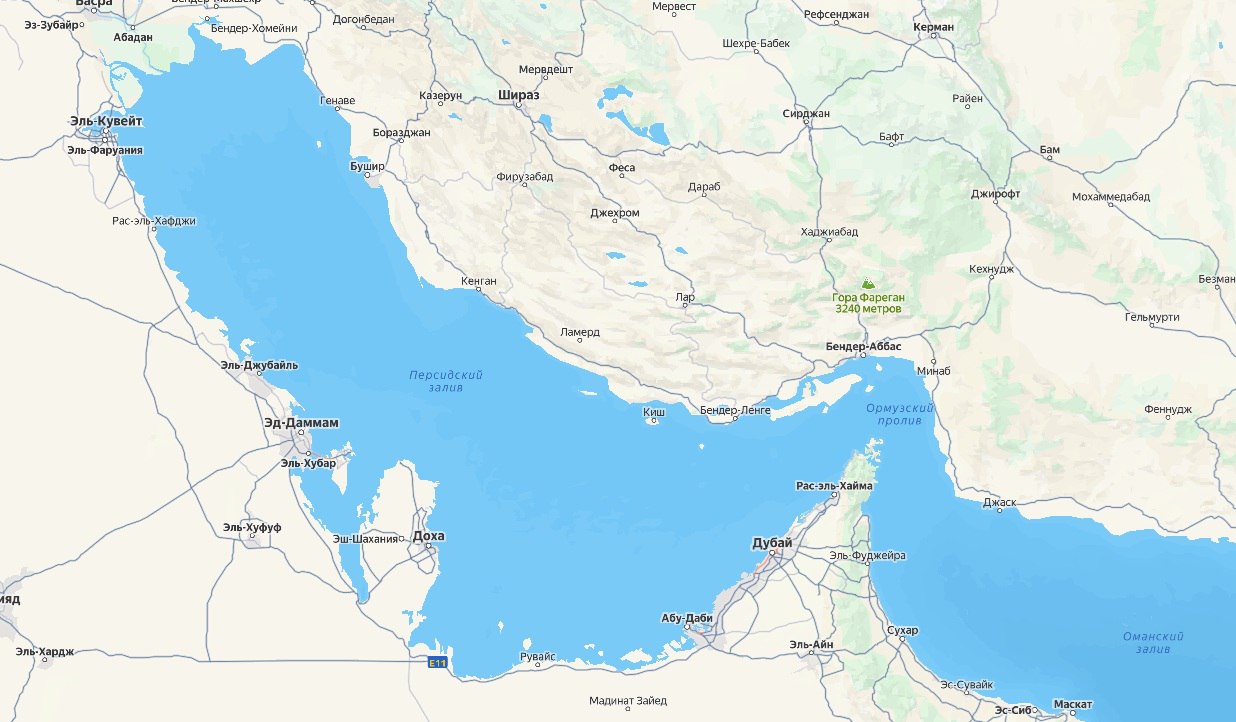 Поступают сообщения от гражданских судов, что в Персидском заливе наблюдается сбой в работе GPS