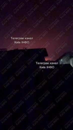 Последствия удара ВС РФ в районе Вышгорода