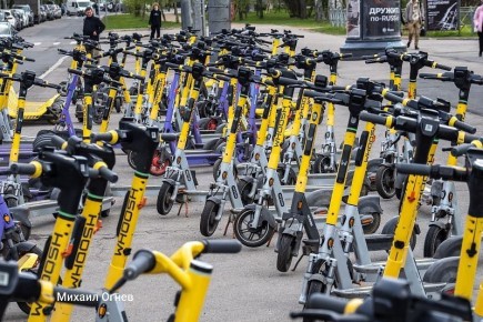 ОНИ скоро придут. Самокаты уже можно арендовать в Кудрово, Мурино и других городах-спутниках