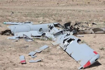 Израильский разведывательно-ударный БПЛА "Орбитер" сбитый в районе Тегерана