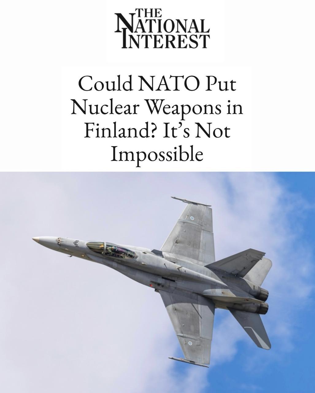 «Может ли НАТО разместить ядерное оружие в Финляндии?»: Франция может передать Финляндии ядерное оружие "для противостояния угрозам из Москвы"