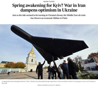 «Весеннее пробуждение для Киева? Война в Иране ослабляет оптимизм в Украине»