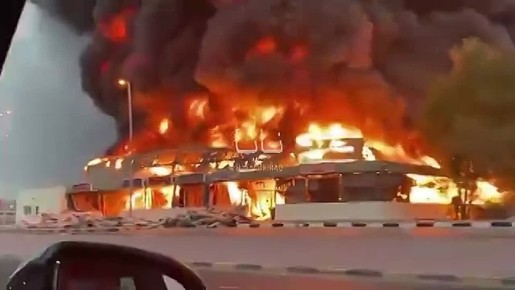 ОАЭ — тихая туристическая гавань? Вот так выглядит сегодня район аэропорта Дубая