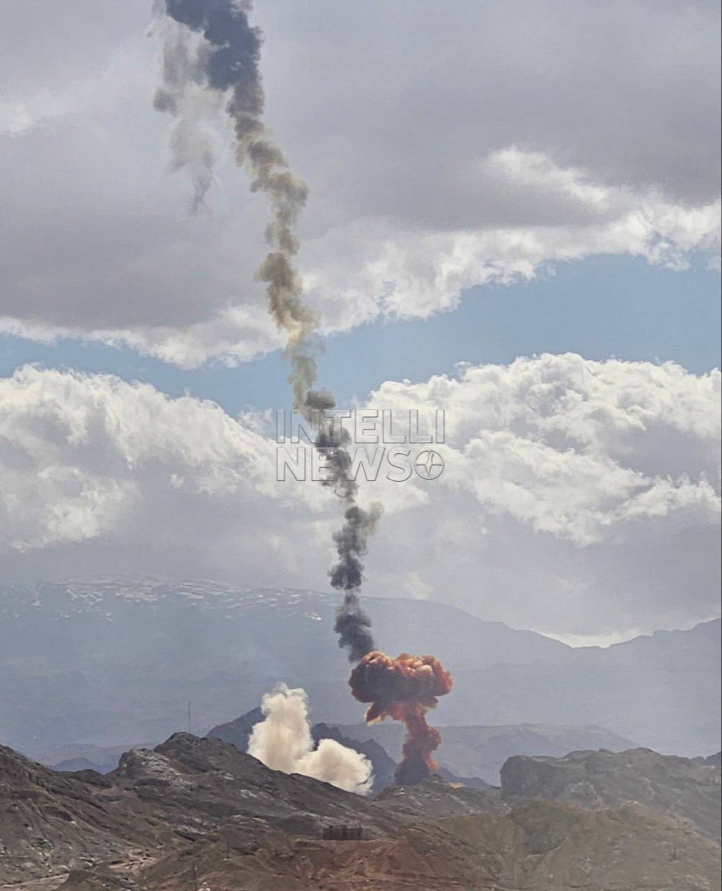 Пуски по Израилю с территории одного из ракетных городов Ирана