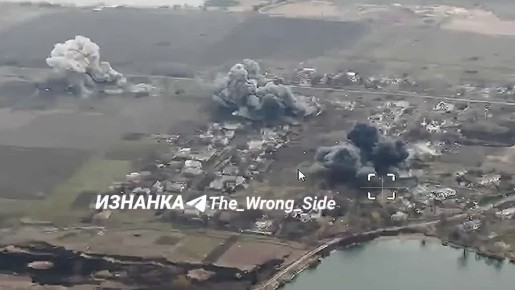 На кадрах работа ФАБов-500 по ПУ БпЛА 425 ошп ВСУ в районе н.п. Красноярское