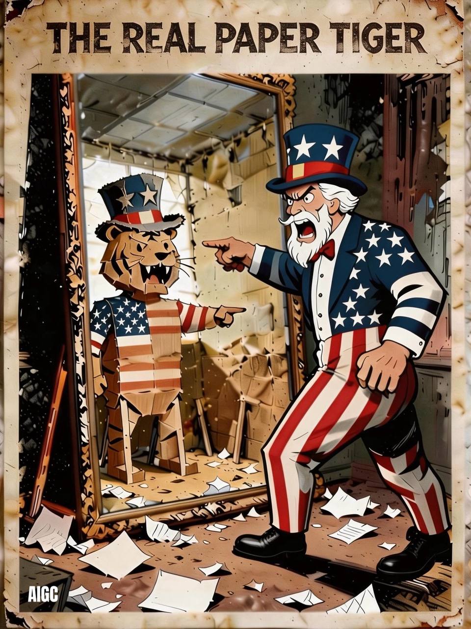 Аббас Джума: Китайское информационное агентство «Синьхуа» напрминает Трампу, что «бумажный тигр» - китайское выражение Аббас Джума: Китайское информационное агентство «Синьхуа» напрминает Трампу, что «бумажный тигр» - китайское выражение