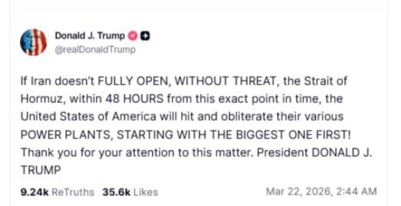 Юрий Баранчик: Ультиматум Трампа Ирану обернется очередным избиением евреев и, вероятно, арабов