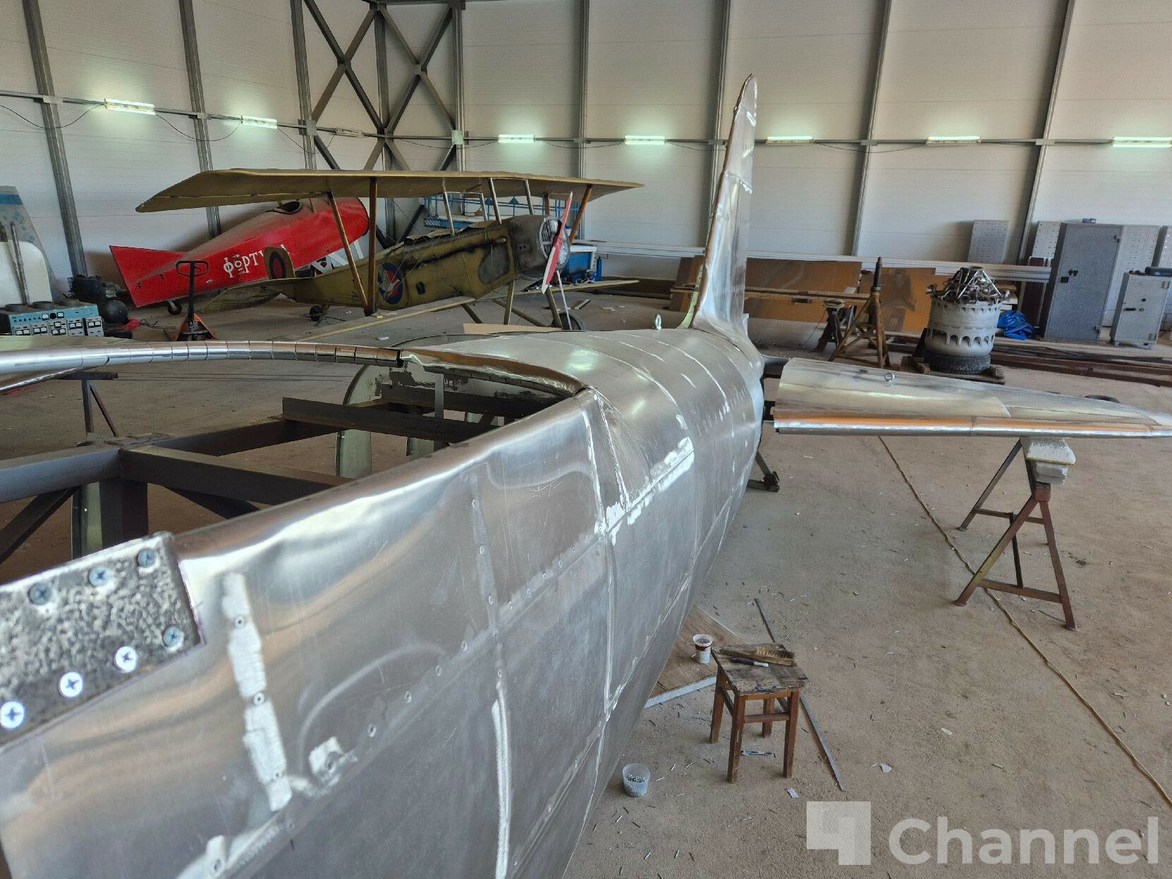 При реставрации Ил2 в Гатчине нашли заводской номер самолета При реставрации Ил2 в Гатчине нашли заводской номер самолета