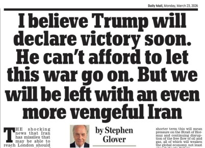 «Верю, что Трамп вскоре провозгласит свою победу. Он не может позволить себе вести эту войну дальше. Но мы останемся с еще более мстительным Ираном»