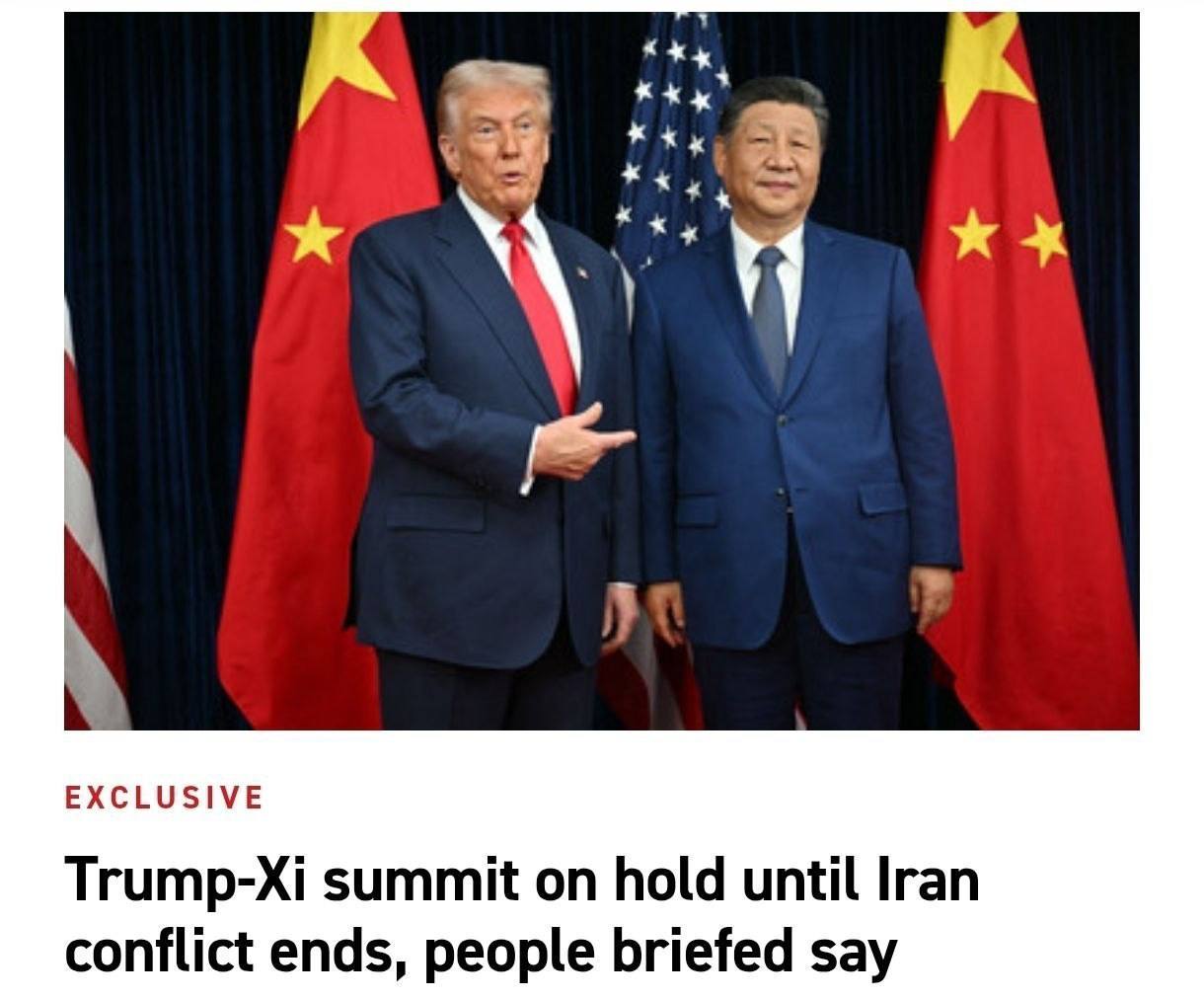 Саммита не будет: Трамп откладывает встречу с Китаем до завершения конфликта с Ираном