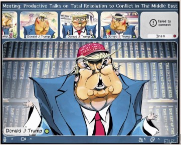 Владимир Корнилов: The Guardian подсмотрела, как выглядят «продуктивные переговоры по мирному урегулированию конфликта на Ближнем Востоке»