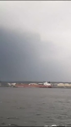 Олег Царёв: В сети публикуют кадры пожара в порту Усть-Луга