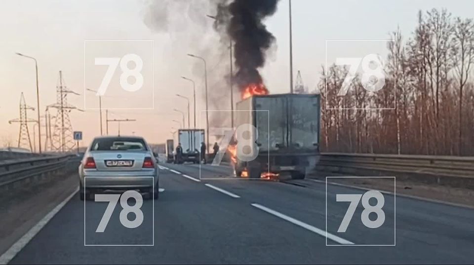 «Газель», автобус и Citron: утро в Петербурге началось с горящих автомобилей