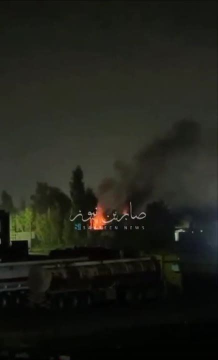 Горит консульство США в Эрбиле после недавних атак Ирана