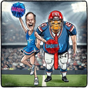 Владимир Корнилов: Нидерландская газета NRC жестко стебется над генсеком НАТО Марком Рютте, ставшим «чирлидершей» на подтанцовке у Трампа