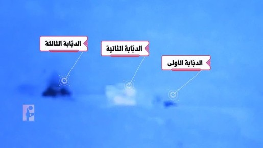 Кадры боев из Южного Ливана