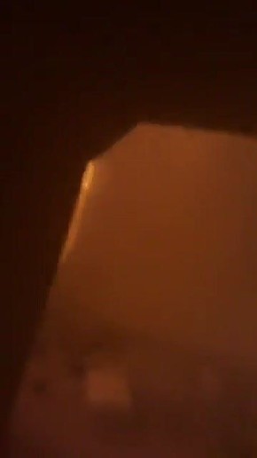 Один из прилётов по военной базе США на Ближнем Востоке