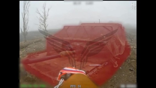 31 марта в н.п. Гришино ВСУ совершили попытку прорыва силами до четырех единиц - танк М1А1 Abrams, БТР М1117 и БМП-2