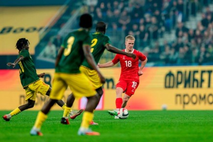 Товарищеский матч сборных России и Мали завершился ничьей