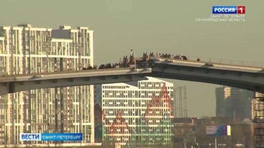 В Петербурге началась техническая разводка Большого Смоленского моста