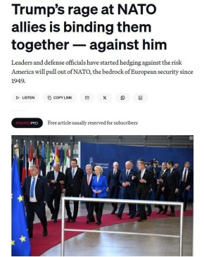 ‘НАТО парализована — они даже не могут проводить совещания