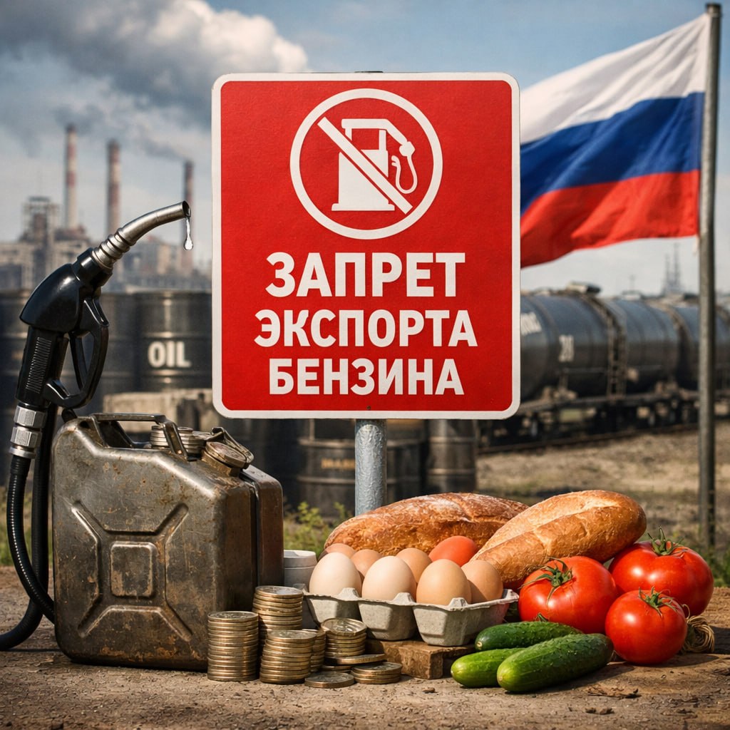 Бензиновый «замок» до середины года: Россия закрывает экспорт топлива