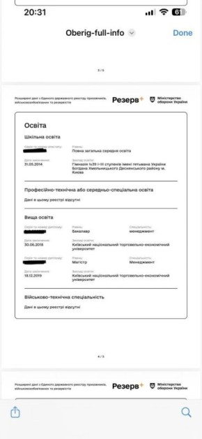 Михаил Онуфриенко: Мать 8-месячного ребенка с пропиской в Киеве без ее ведома поставили на учет в ТЦК, присвоив звание солдата со специальностью фельдшер, хотя у нее образование по специальности «менеджмент»