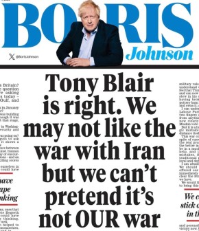 Владимир Корнилов: Все-таки Бориска Джонсон - эталонный прохиндей! Как только Трамп начал свою иранскую авантюру, нечесаный британец тут же кинулся восхвалять мудрость президента США и полностью поддержал его нападение на...