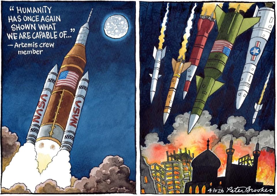 �������� ��������: The Times цитирует экипаж корабля «Артемида-2», отправившегося в сторону Луны: «Человечество снова показало, на что...