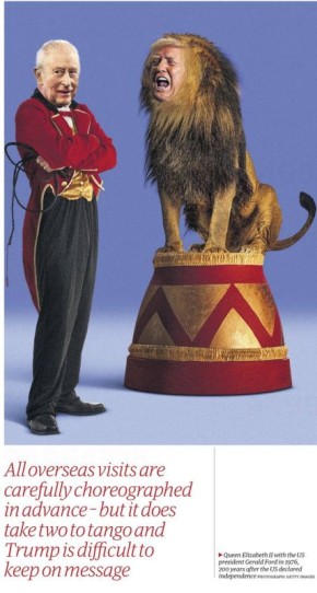 �������� ��������: Британская пресса жутко переживает по поводу предстоящего в этом месяце государственного визита их королька...