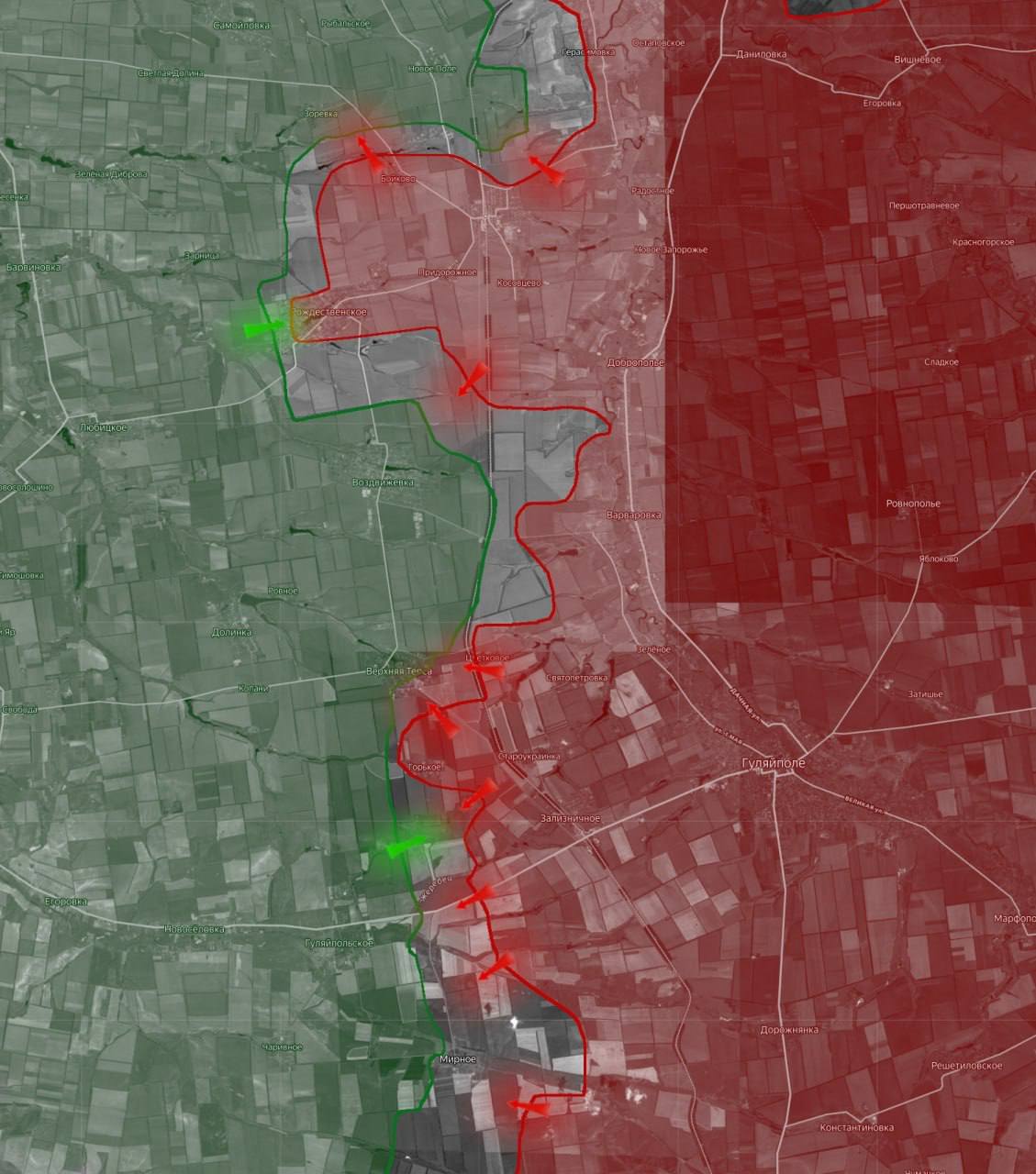 «На Днепропетровском направлении инициатива остаётся за российскими подразделениями