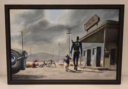 Сергей Колясников: Начнем утро с позитива.. Один непубличный, но известный в узких кругах своими работами художник @artekb12 подарил мне вот такую картину