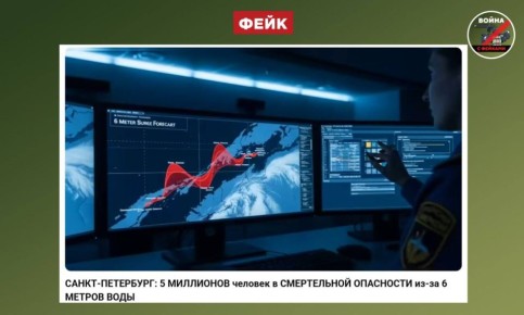 Фейк: Санкт-Петербург накроет шестиметровая волна