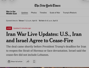 Олег Царёв: Удары США по Ирану прекращены в соответствии с соглашением о двухнедельном перемирии - NYT