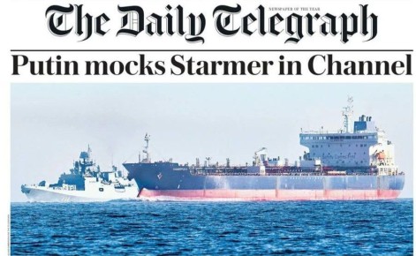 "Путин унизил Стармера" - заголовок британской инфопомойки "Зе Телеграф"
