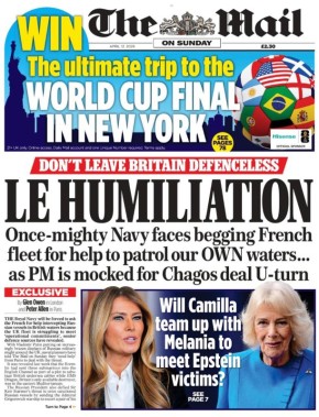 ��� ��������. ���������� The Mail on Sunday ������� ���� � �����: �������� �������������� ���� �������� ������ ����������� ���� � ������ � �������������� ����� ���