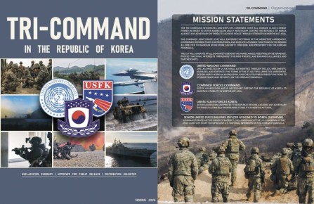 ��������������� ���������, �������������� ���� � ������ ������������ ����� �� ��������� �����������: ������������ ��� (UNC), ������������ ���������� ��� (CFC), ������������ �� ��� � ���������� ����� (USFK)